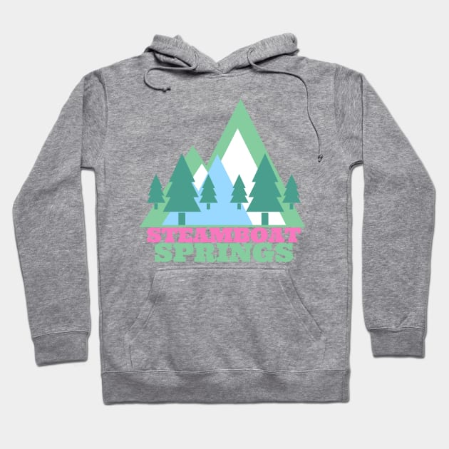 Steamboat Springs Mountain Love Hoodie by cricky